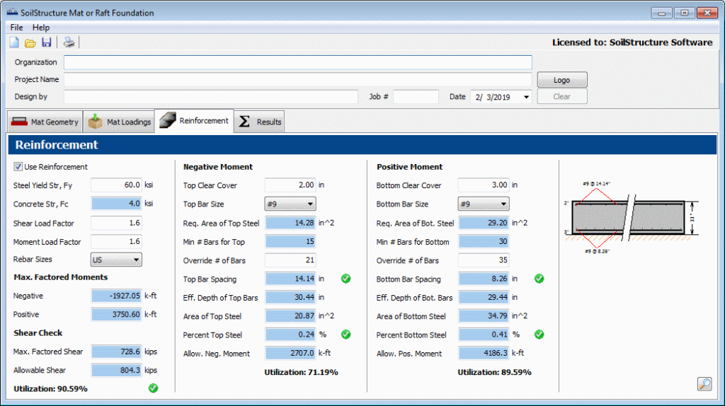 Mat or Raft Foundation - SoilStructure Software