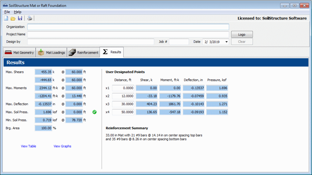Mat or Raft Foundation Analysis & Design Software - SoilStructure Software